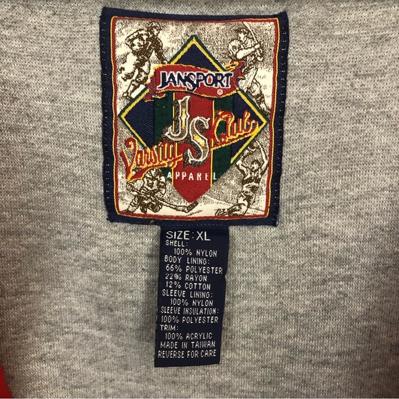 Jansport Varsity Club Windbreaker Jacket Men’s XL - Picture 7 of 7